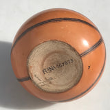 19th Century Stoneware Rugby Ball Inkwell - Detail View - 3
