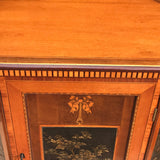 Pair of 19th Century Exhibition Quality Corner Cabinets - Close up View of Top - 5