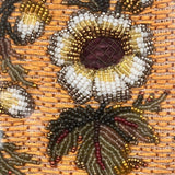 19th Century Oval Beadwork & Embroidered Picture - Detail View - 2