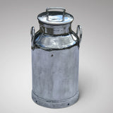 Old French Polished Aluminum Milk Churn - Main View - 1