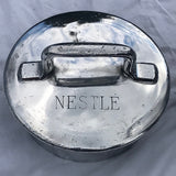 Old French Polished Aluminum Milk Churn - Detail View - 4
