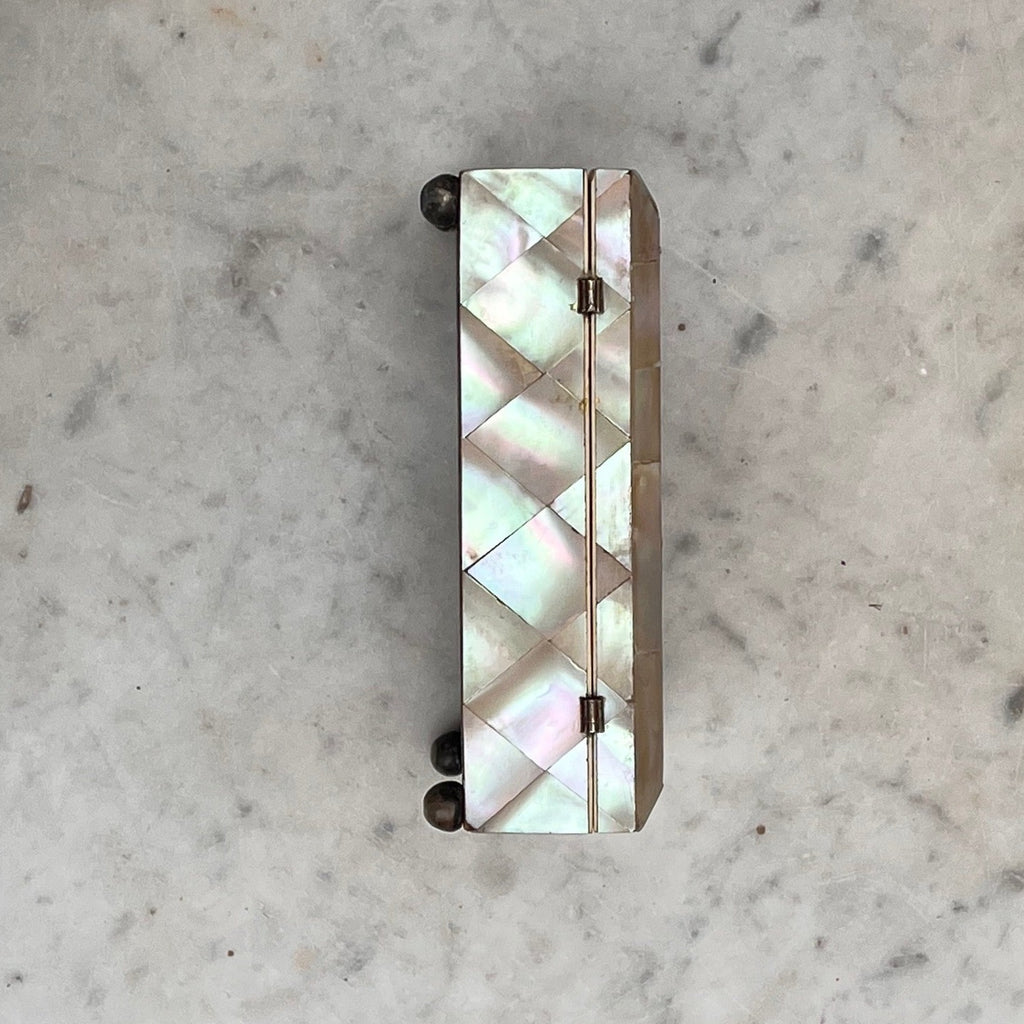 Victorian Mother of Pearl Jewellery Box - Back View - 5