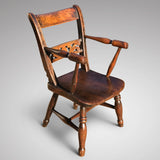 Late 18th Century Welsh Child's Elm & Ash Armchair - Main View - 1