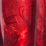 Large Pair of Japanese Red Enamel Vases - Detail of Pattern - 4