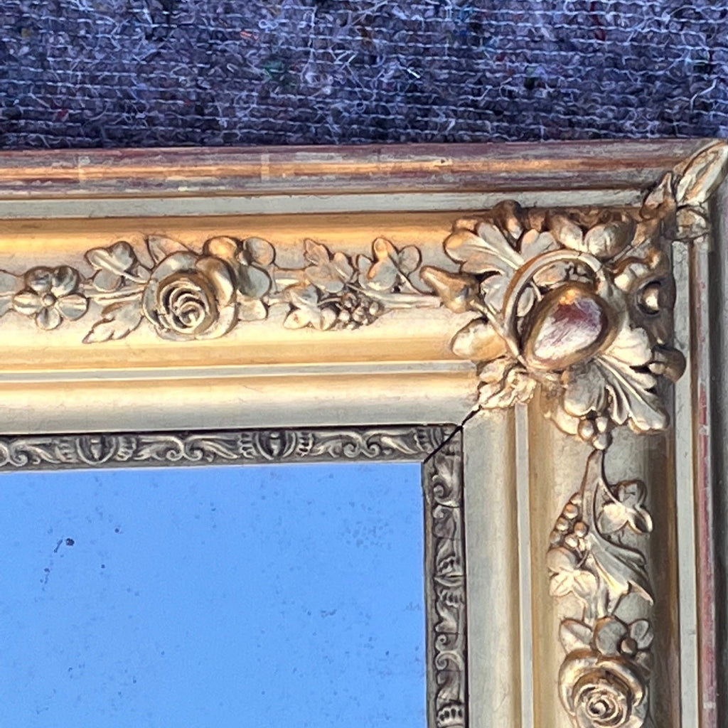 19th Century French Giltwood Mirror = Detail View - 2