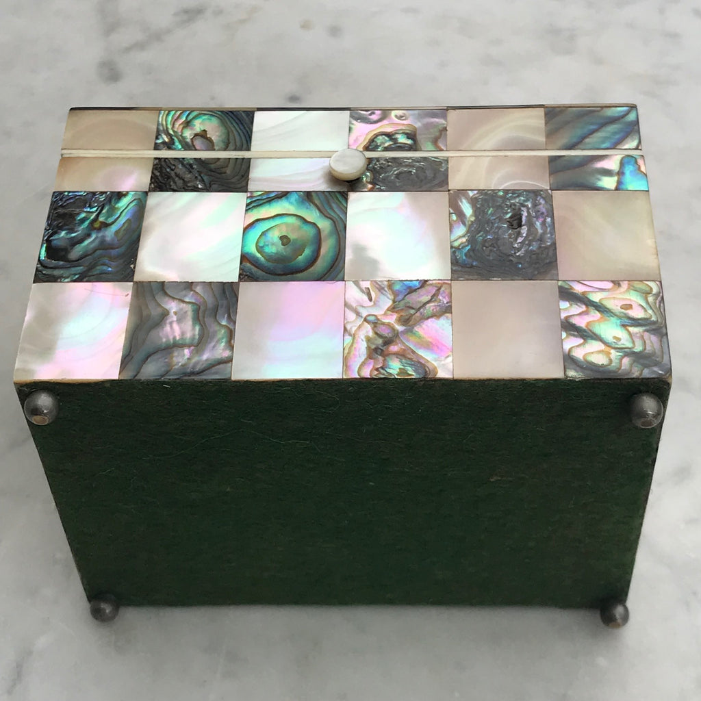 Mother of Pearl Trinket Box -  Detail View - 6