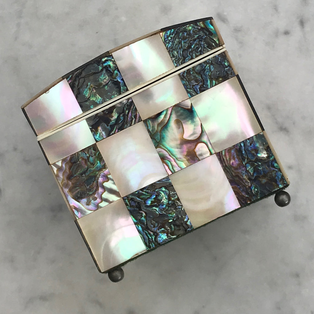 Mother of Pearl Trinket Box -  Detail View - 5