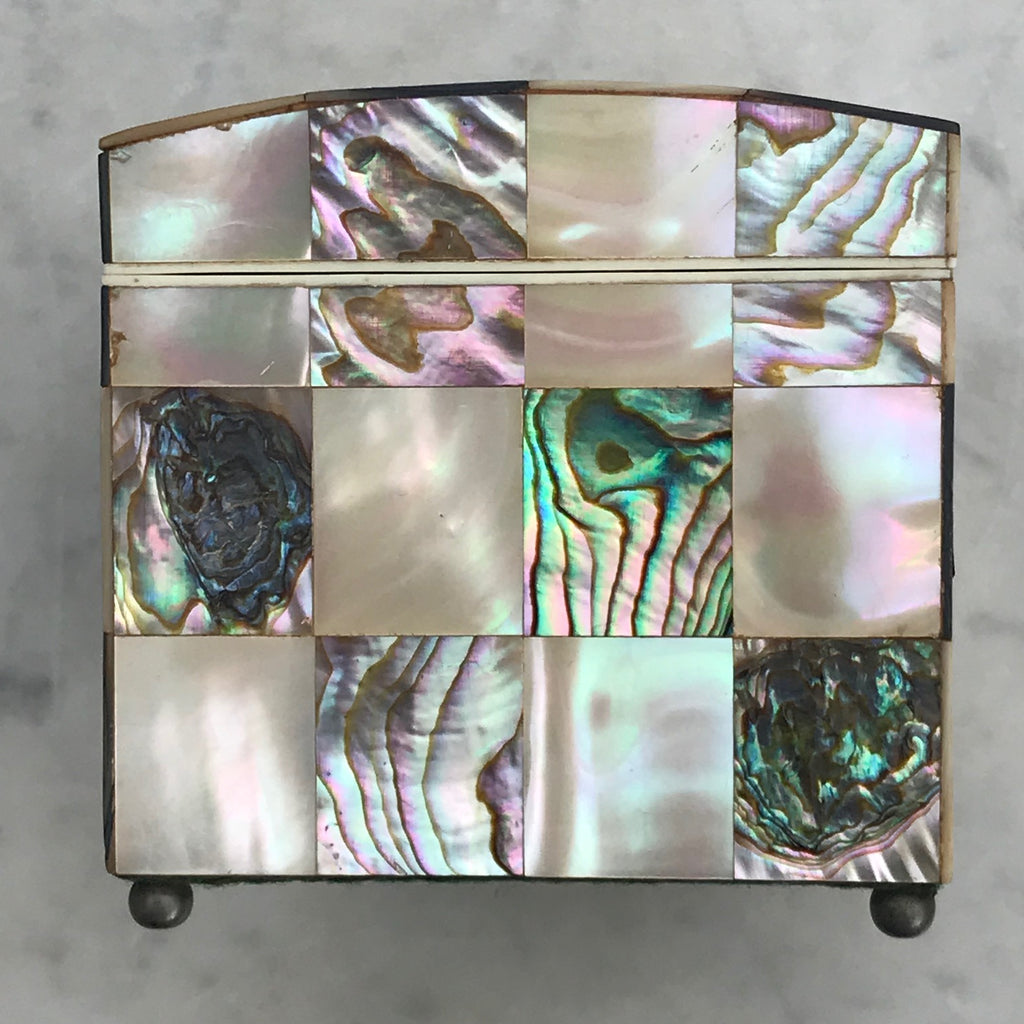 Mother of Pearl Trinket Box -  Detail View - 3