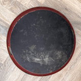 19th Century Red Toleware Tray - Back View - 2