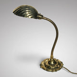 Edwardian Adjustable Brass Desk Lamp - Main View - 2