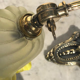 19th Century Adjustable Brass Desk Lamp - Detail View - 5