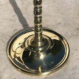 Pair of 19th Century Brass Candlesticks - Detail View - 2