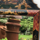 19th Century Mirror with Chinoiserie Decoration - Detail View - 4
