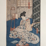 Set of 4 19th Century Japanese Woodblock Prints = Detail View - 4