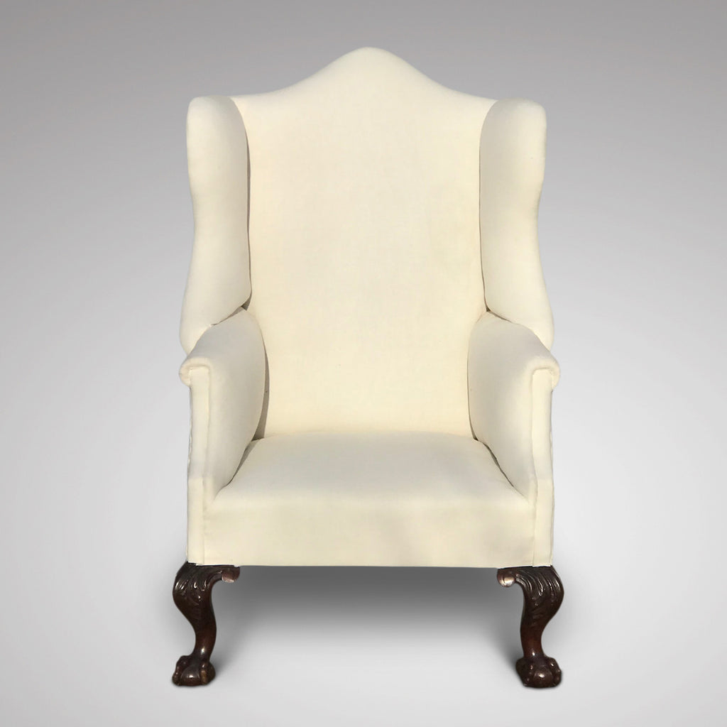 George III Camel Back Armchair - Front View - 2
