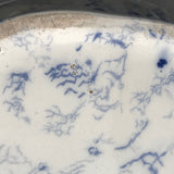 Large 19th Century Copeland Blue & White Footbath - Detail View - 5