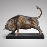 Striking Bronze Bull Sculpture by Chenet - Main View - 1