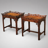A Pair of Early 20th Century Mahogany Side Tables - Main View -1