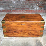 19th Century Camphor Wood Campaign Trunk - Back View - 2
