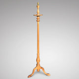 Vintage Bleached Oak Floor Standing Lamp - Main View - 1