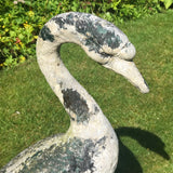 Mid Century Goose Garden Sculpture - Detail View - 2