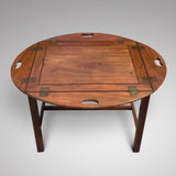 Georgian Mahogany Butlers Tray on Stand - Main View - 1