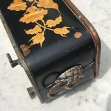 Early 20th Century Painted Copper Planter - Detail View - 3