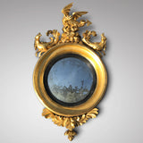 Regency Carved & Gilded Convex Mirror - Main View - 1