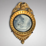 Regency Carved Giltwood Convex Mirror - Main View - 2